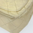 CHANEL Matelasse Chain Shoulder Bag Lamb Skin Gold CC Auth 58346SAV-15