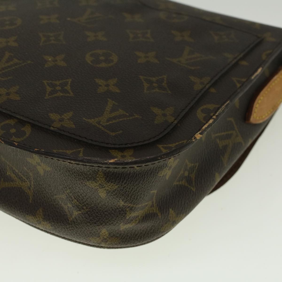 LOUIS VUITTON Monogram Saint Cloud GM Shoulder Bag M51242 LV Auth 58355