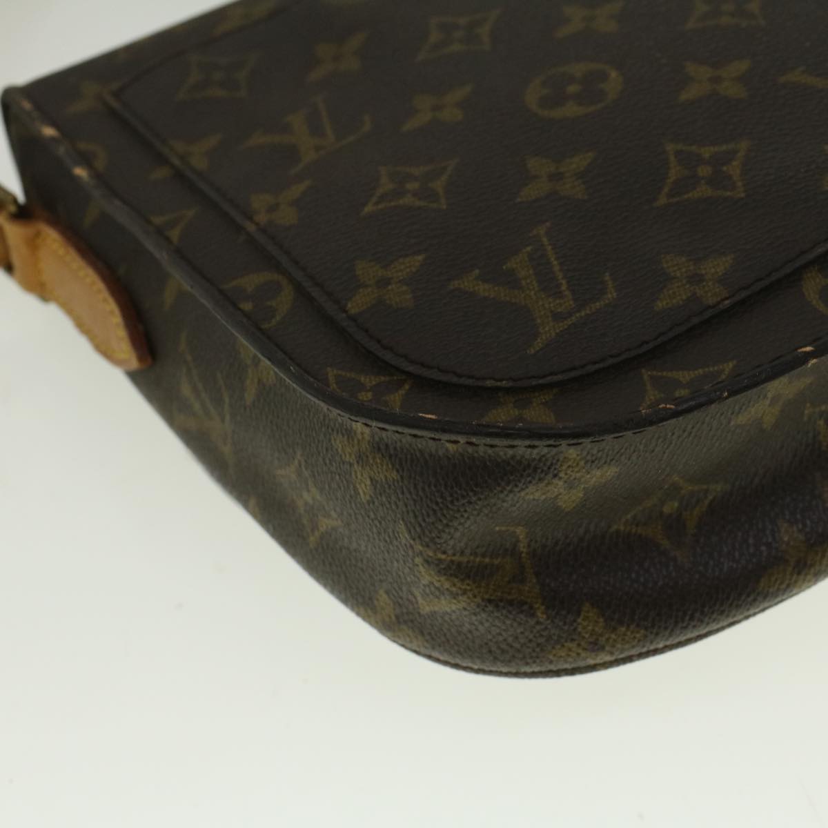 LOUIS VUITTON Monogram Saint Cloud GM Shoulder Bag M51242 LV Auth 58355