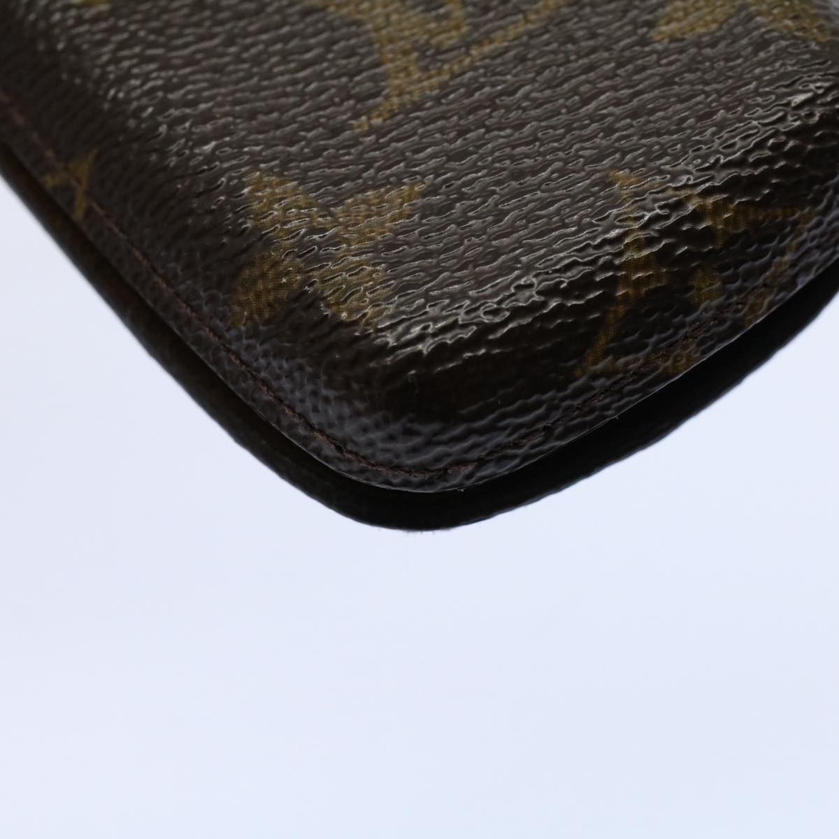 LOUIS VUITTON Monogram Etui Telephone International Phone Case M63064 Auth 58375