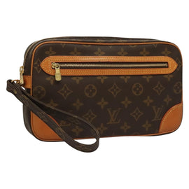 LOUIS VUITTON Monogram Marly Dragonne GM Clutch Bag M51825 LV Auth 58458