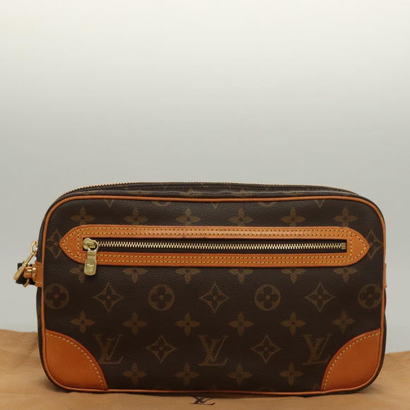 LOUIS VUITTON Monogram Marly Dragonne GM Clutch Bag M51825 LV Auth 58458
