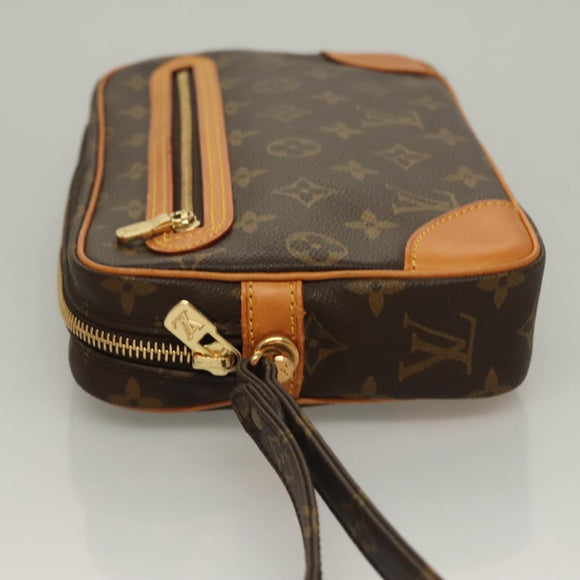 LOUIS VUITTON Monogram Marly Dragonne GM Clutch Bag M51825 LV Auth 58458