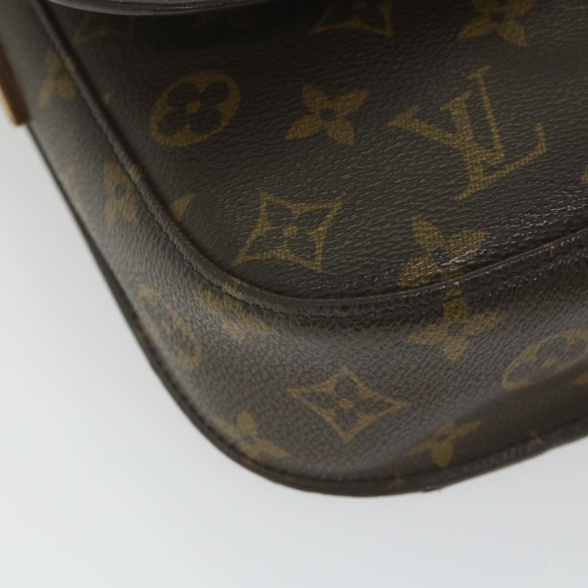 LOUIS VUITTON Monogram Saint Cloud MM Shoulder Bag M51243 LV Auth 58466