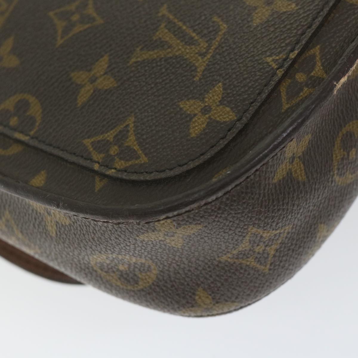 LOUIS VUITTON Monogram Saint Cloud MM Shoulder Bag M51243 LV Auth 58466