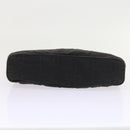 FENDI Zucca Canvas Hand Bag Black Auth 58526-5