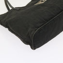 FENDI Zucca Canvas Hand Bag Black Auth 58526-15