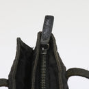 FENDI Zucca Canvas Hand Bag Black Auth 58526-19