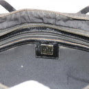 FENDI Zucca Canvas Hand Bag Black Auth 58526-20