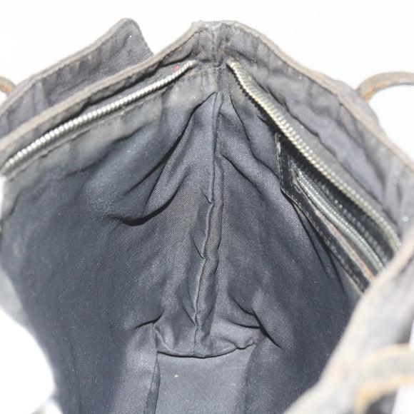 FENDI Zucca Canvas Hand Bag Black Auth 58526