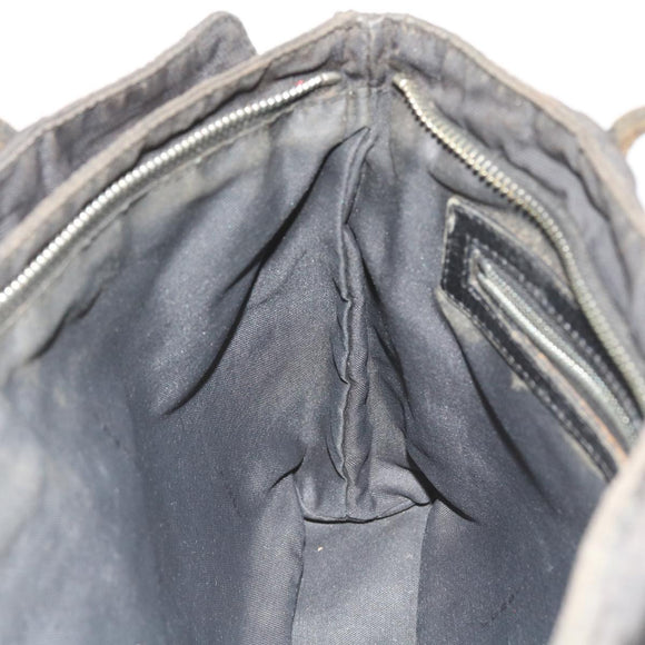 FENDI Zucca Canvas Hand Bag Black Auth 58526