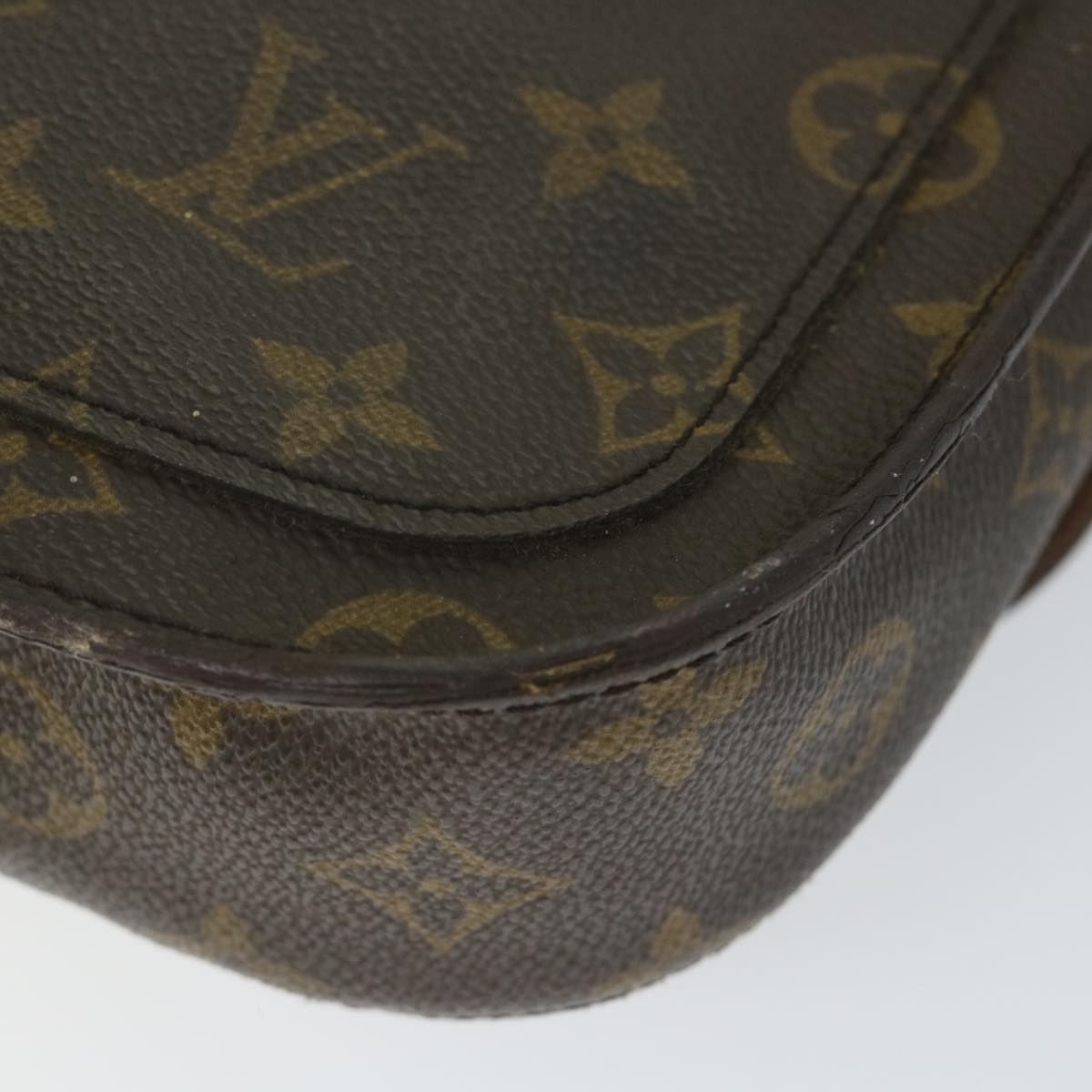 LOUIS VUITTON Monogram Saint Cloud MM Shoulder Bag M51243 LV Auth 58663