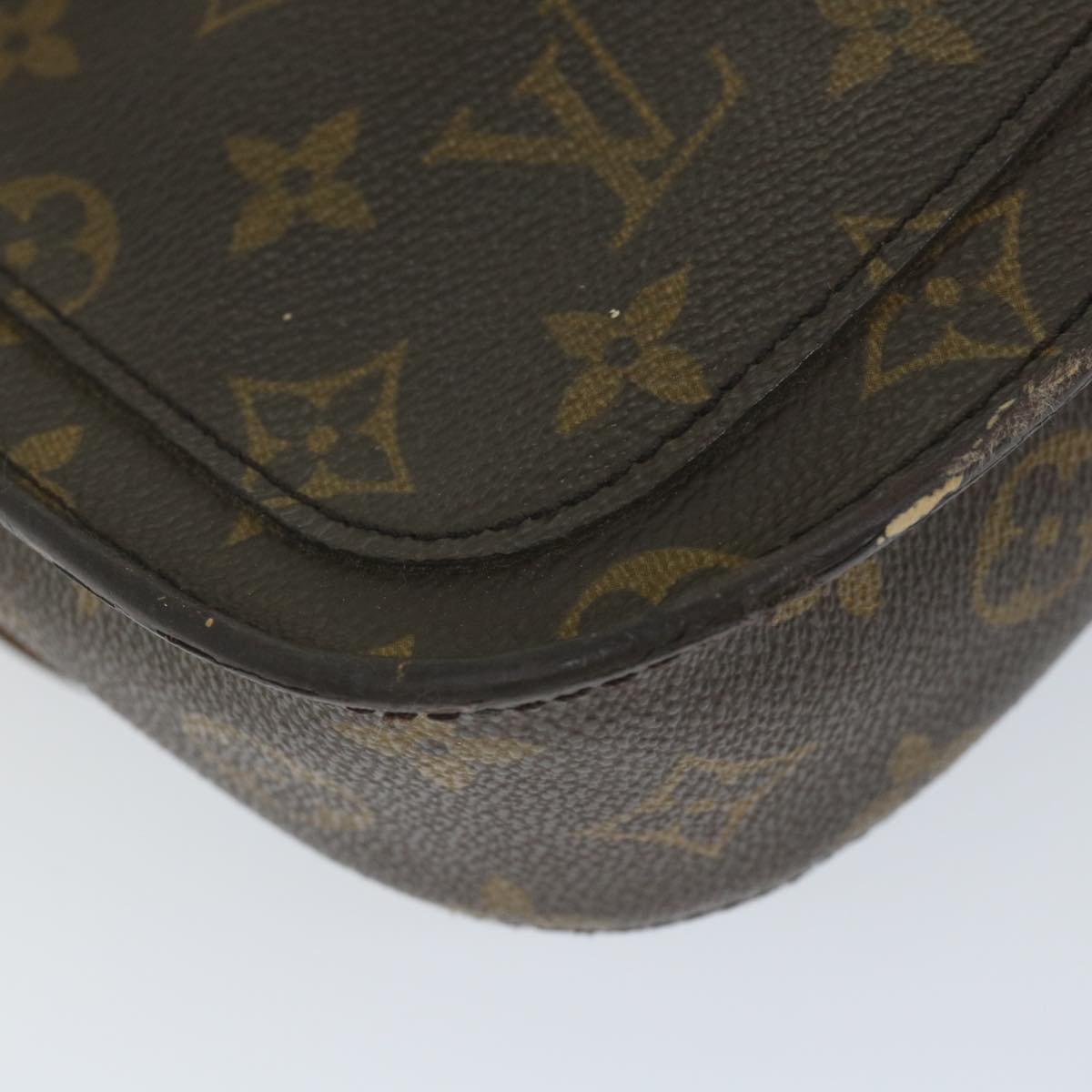 LOUIS VUITTON Monogram Saint Cloud MM Shoulder Bag M51243 LV Auth 58663