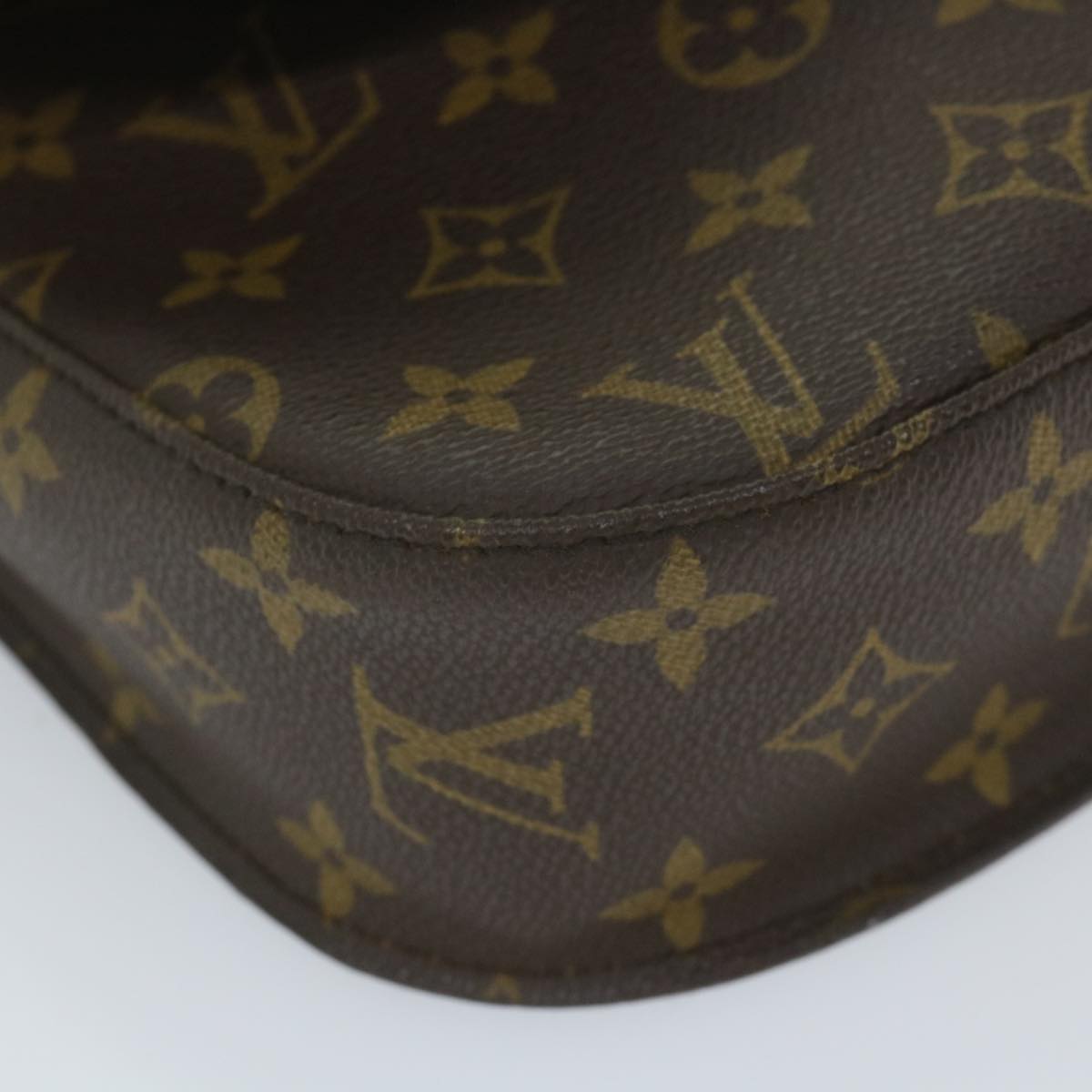 LOUIS VUITTON Monogram Saint Cloud GM Shoulder Bag M51242 LV Auth 58871