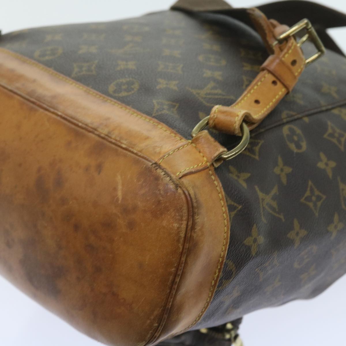 LOUIS VUITTON Monogram Montsouris GM Backpack M51135 LV Auth 58894