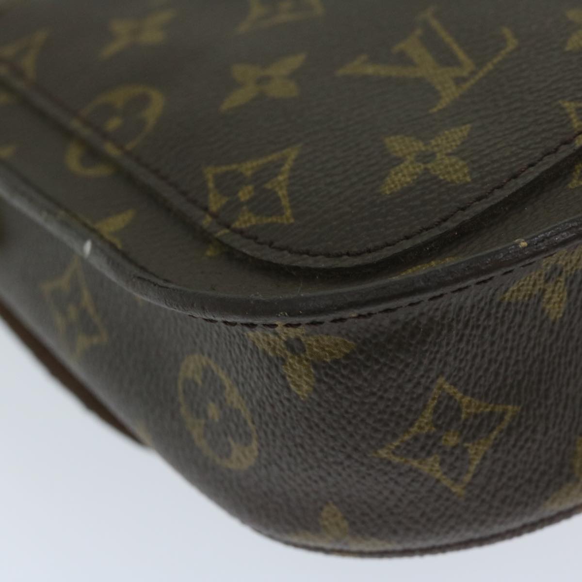 LOUIS VUITTON Monogram Saint Cloud MM Shoulder Bag M51243 LV Auth 58913