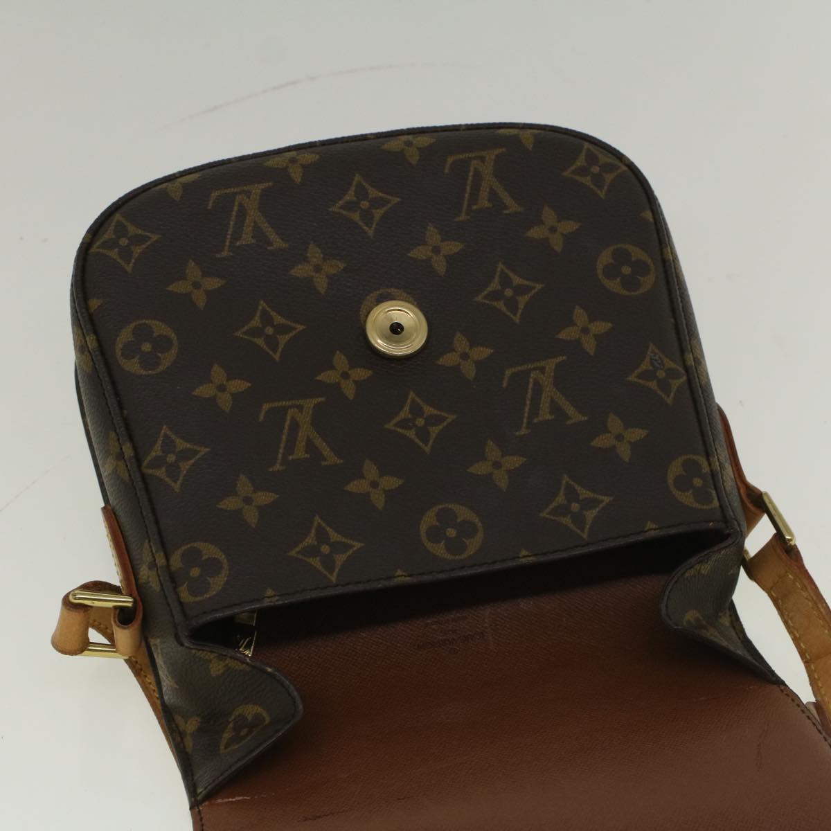 LOUIS VUITTON Monogram Saint Cloud MM Shoulder Bag M51243 LV Auth 59004