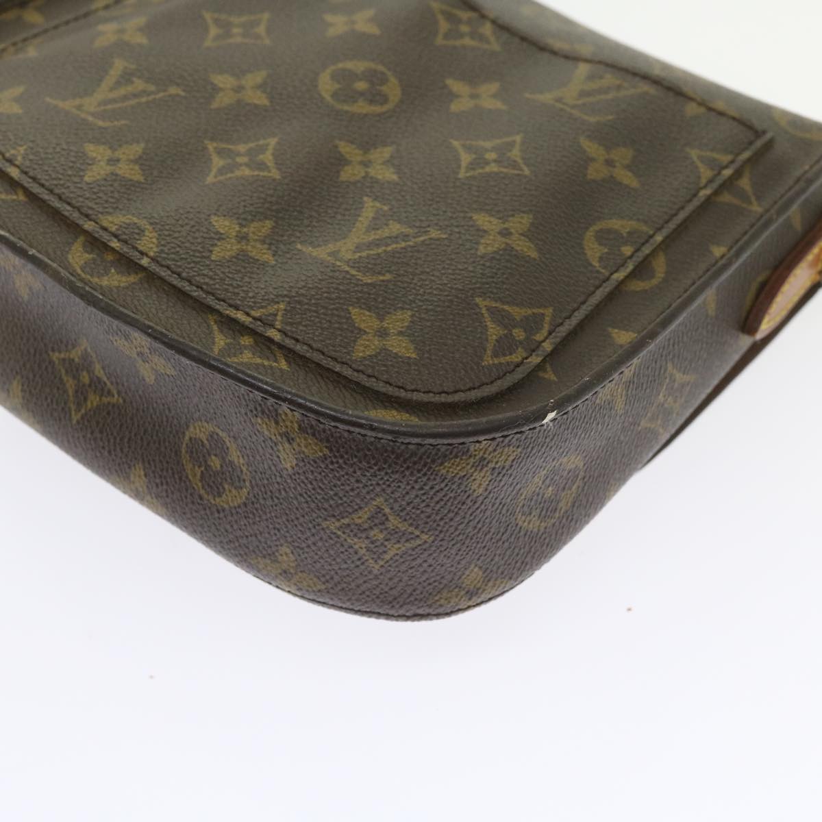 LOUIS VUITTON Monogram Saint Cloud MM Shoulder Bag M51243 LV Auth 59010