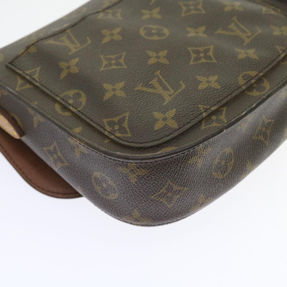 LOUIS VUITTON Monogram Saint Cloud MM Shoulder Bag M51243 LV Auth 59010