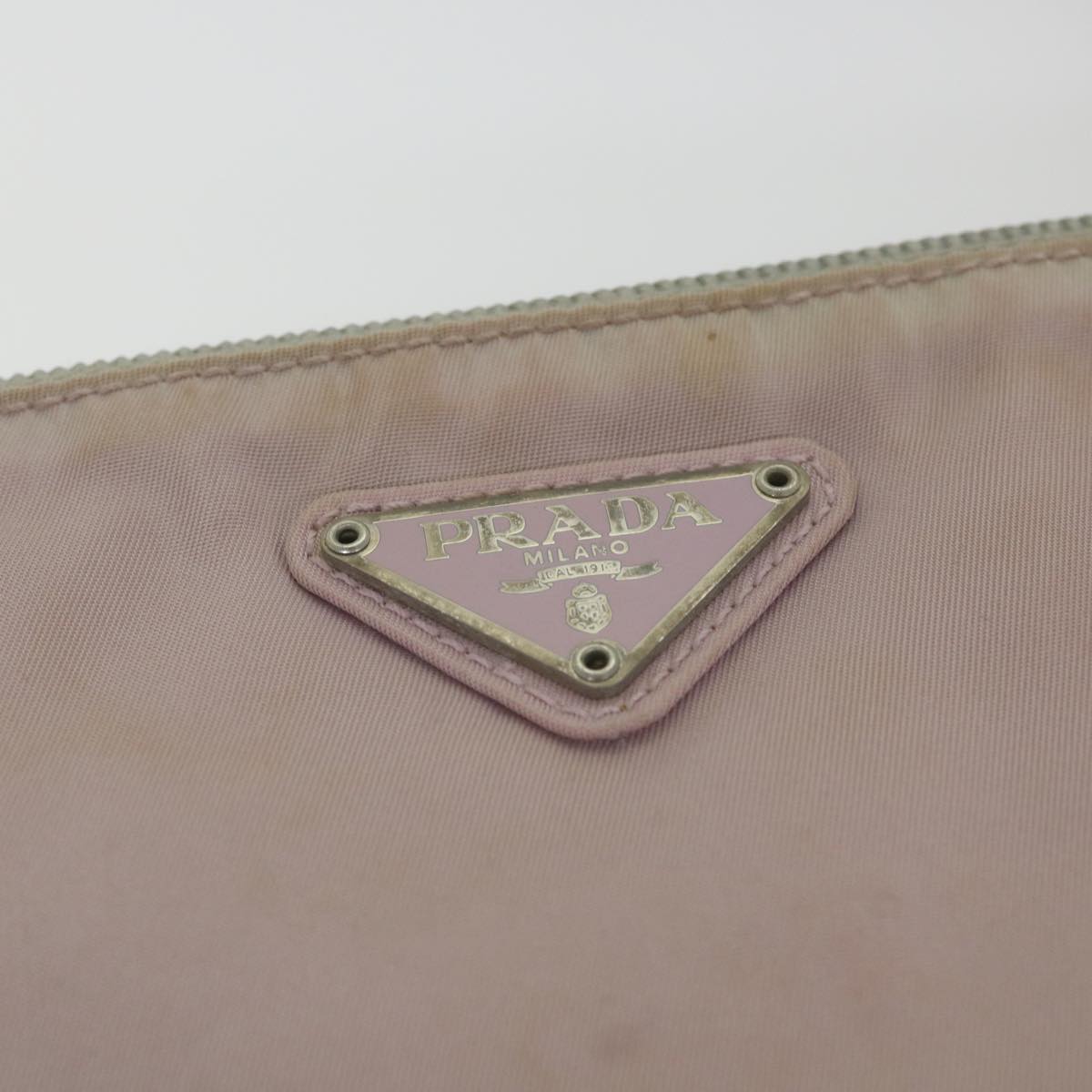 PRADA Shoulder Bag Nylon Pink Auth 59058