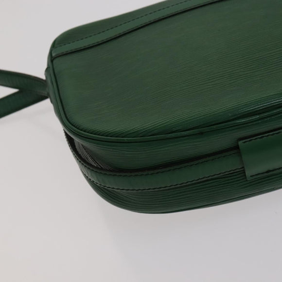 LOUIS VUITTON Epi Jeune Fille MM Shoulder Bag Green M52154 LV Auth 59142