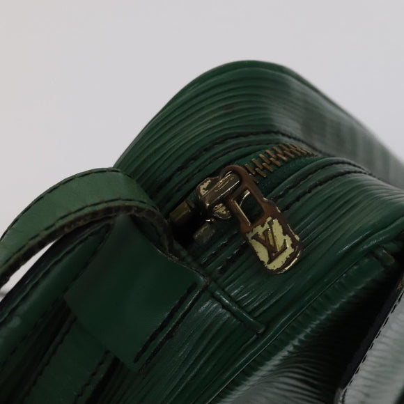 LOUIS VUITTON Epi Jeune Fille MM Shoulder Bag Green M52154 LV Auth 59142