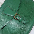 LOUIS VUITTON Epi Jeune Fille MM Shoulder Bag Green M52154 LV Auth 59142-20
