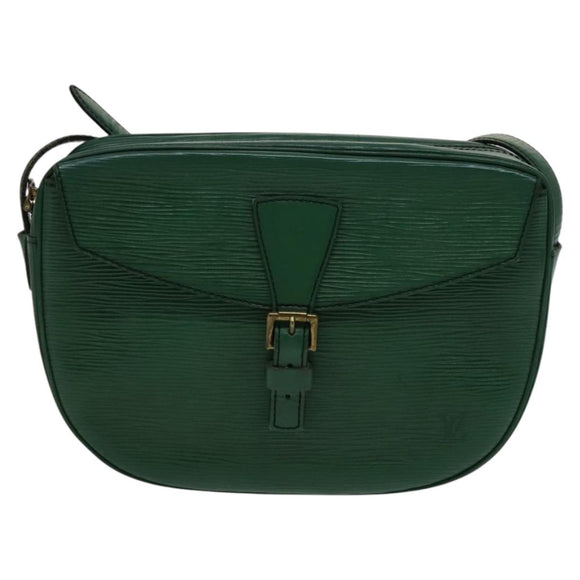 LOUIS VUITTON Epi Jeune Fille MM Shoulder Bag Green M52154 LV Auth 59142