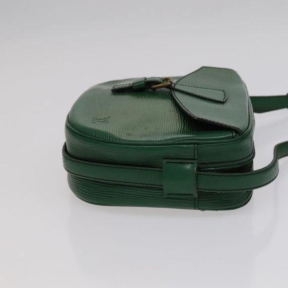 LOUIS VUITTON Epi Jeune Fille MM Shoulder Bag Green M52154 LV Auth 59142