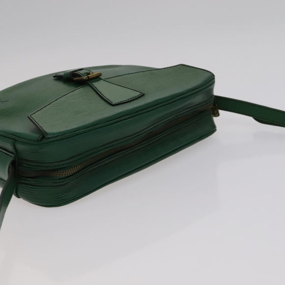 LOUIS VUITTON Epi Jeune Fille MM Shoulder Bag Green M52154 LV Auth 59142