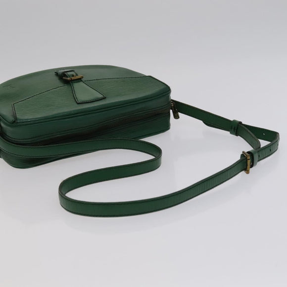 LOUIS VUITTON Epi Jeune Fille MM Shoulder Bag Green M52154 LV Auth 59142