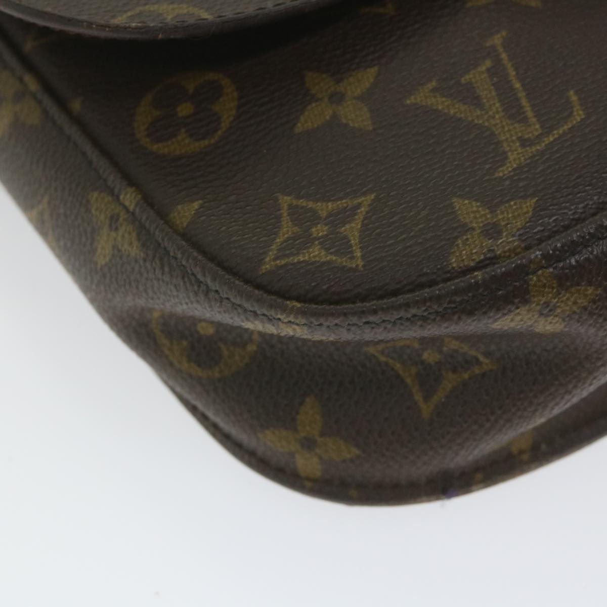 LOUIS VUITTON Monogram Saint Cloud MM Shoulder Bag M51243 LV Auth 59152