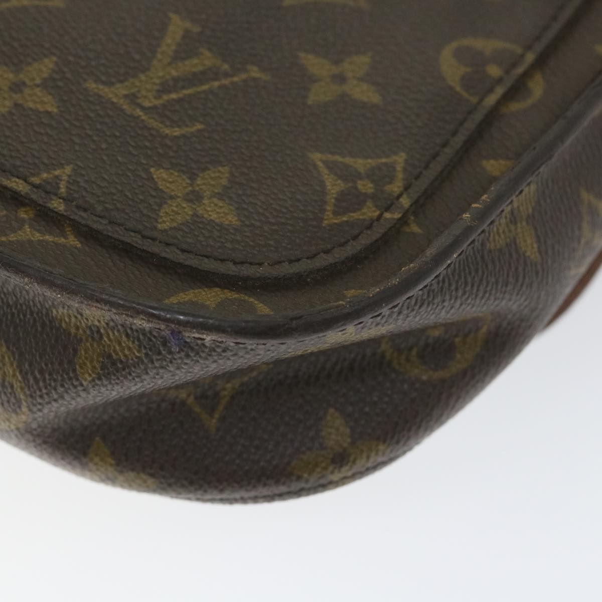 LOUIS VUITTON Monogram Saint Cloud MM Shoulder Bag M51243 LV Auth 59152