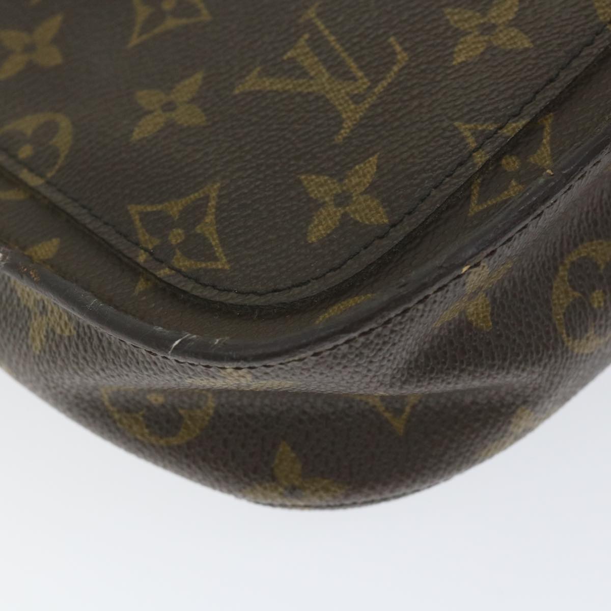 LOUIS VUITTON Monogram Saint Cloud MM Shoulder Bag M51243 LV Auth 59152