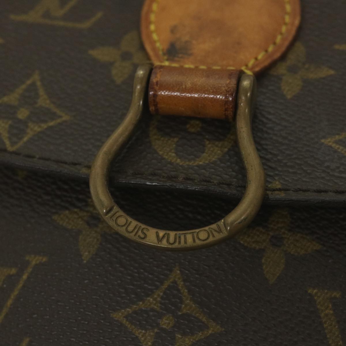 LOUIS VUITTON Monogram Saint Cloud MM Shoulder Bag M51243 LV Auth 59152