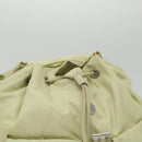 PRADA Backpack Nylon Cream Auth 59222-19