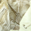 PRADA Backpack Nylon Cream Auth 59222-24