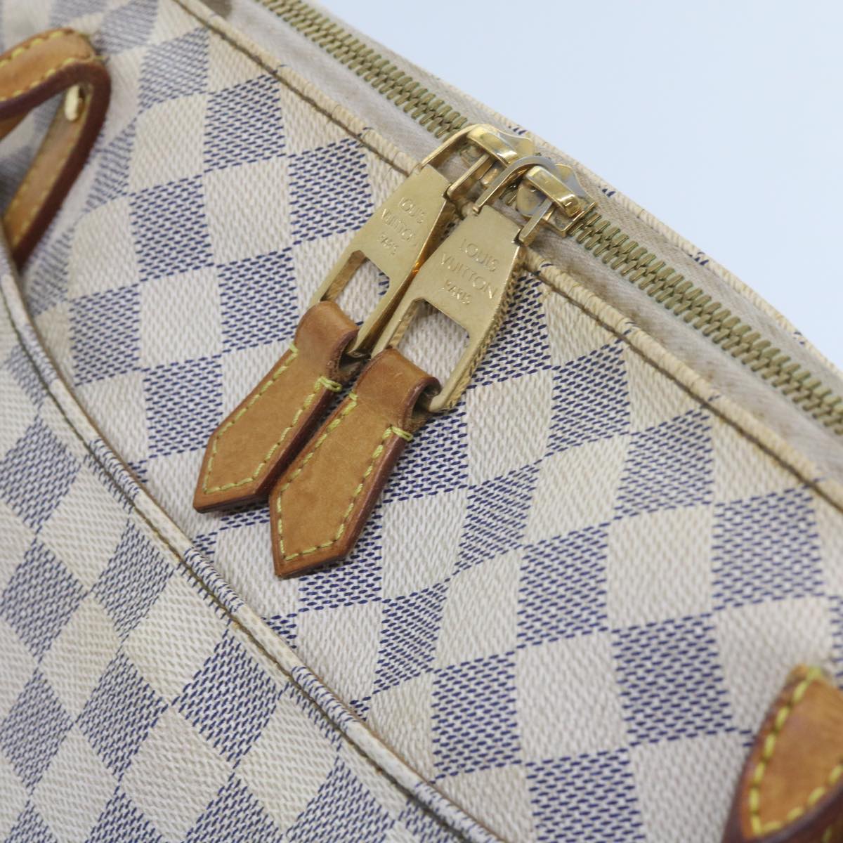 LOUIS VUITTON Damier Azur Figueri PM Shoulder Bag N41176 LV Auth 59334