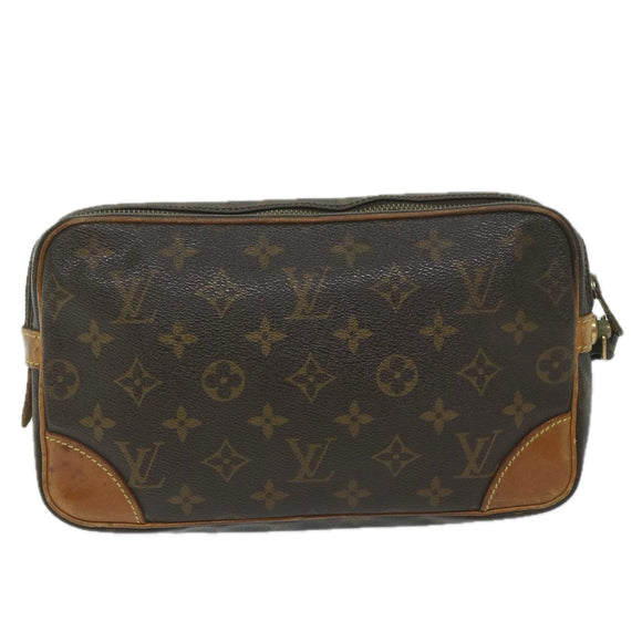 LOUIS VUITTON Monogram Marly Dragonne GM Clutch Bag M51825 LV Auth 59391
