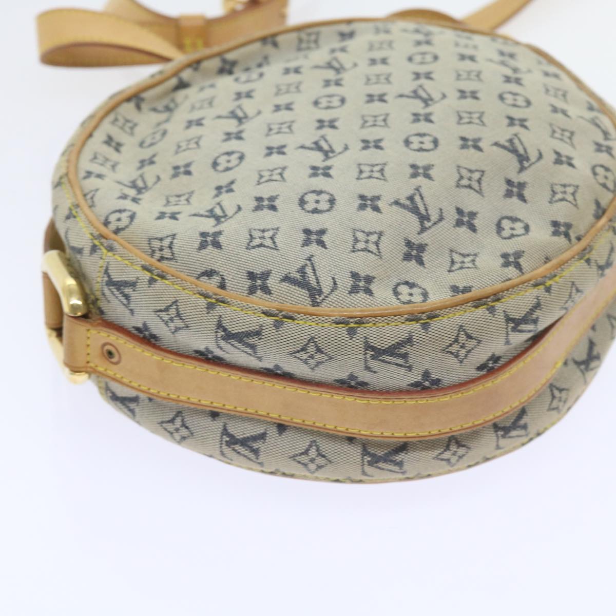 LOUIS VUITTON Monogram Mini Jeanne GM Shoulder Bag Blue M92000 LV Auth 59410