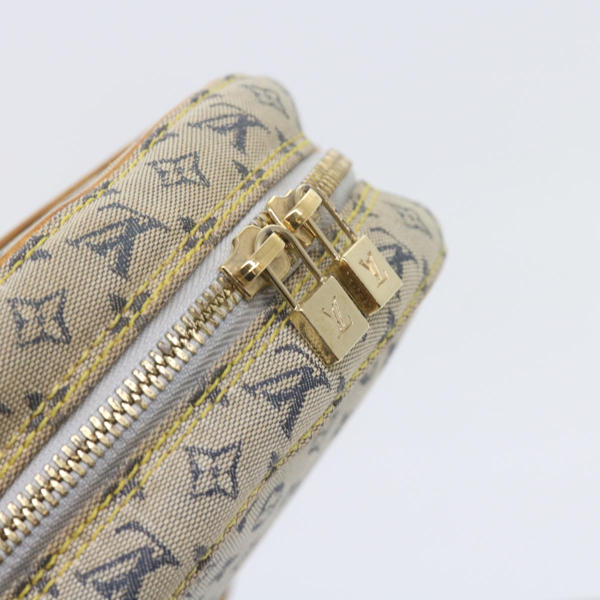 LOUIS VUITTON Monogram Mini Jeanne GM Shoulder Bag Blue M92000 LV Auth 59410