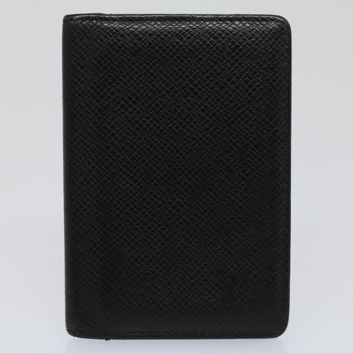 LOUIS VUITTON Taiga Leather Wallet 5Set Black Brown LV Auth 59594