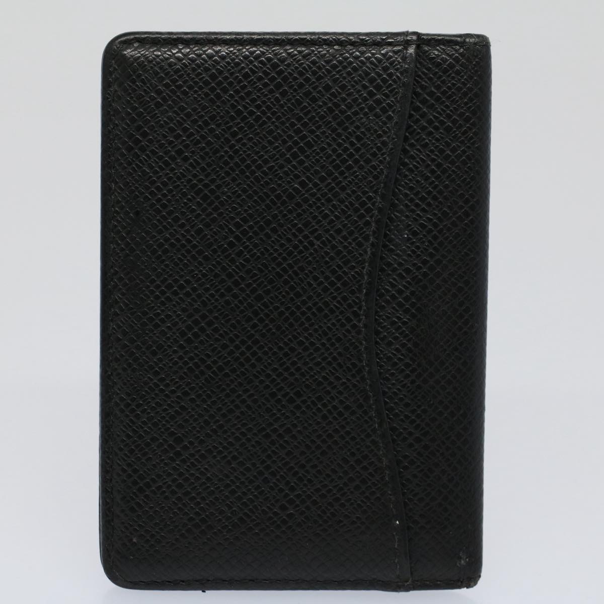 LOUIS VUITTON Taiga Leather Wallet 5Set Black Brown LV Auth 59594