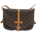 LOUIS VUITTON Monogram Perfo Saumur 30 Shoulder Bag M93998 LV Auth 59612SAV-2
