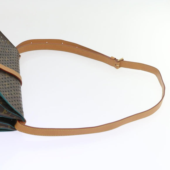 LOUIS VUITTON Monogram Perfo Saumur 30 Shoulder Bag M93998 LV Auth 59612SAV