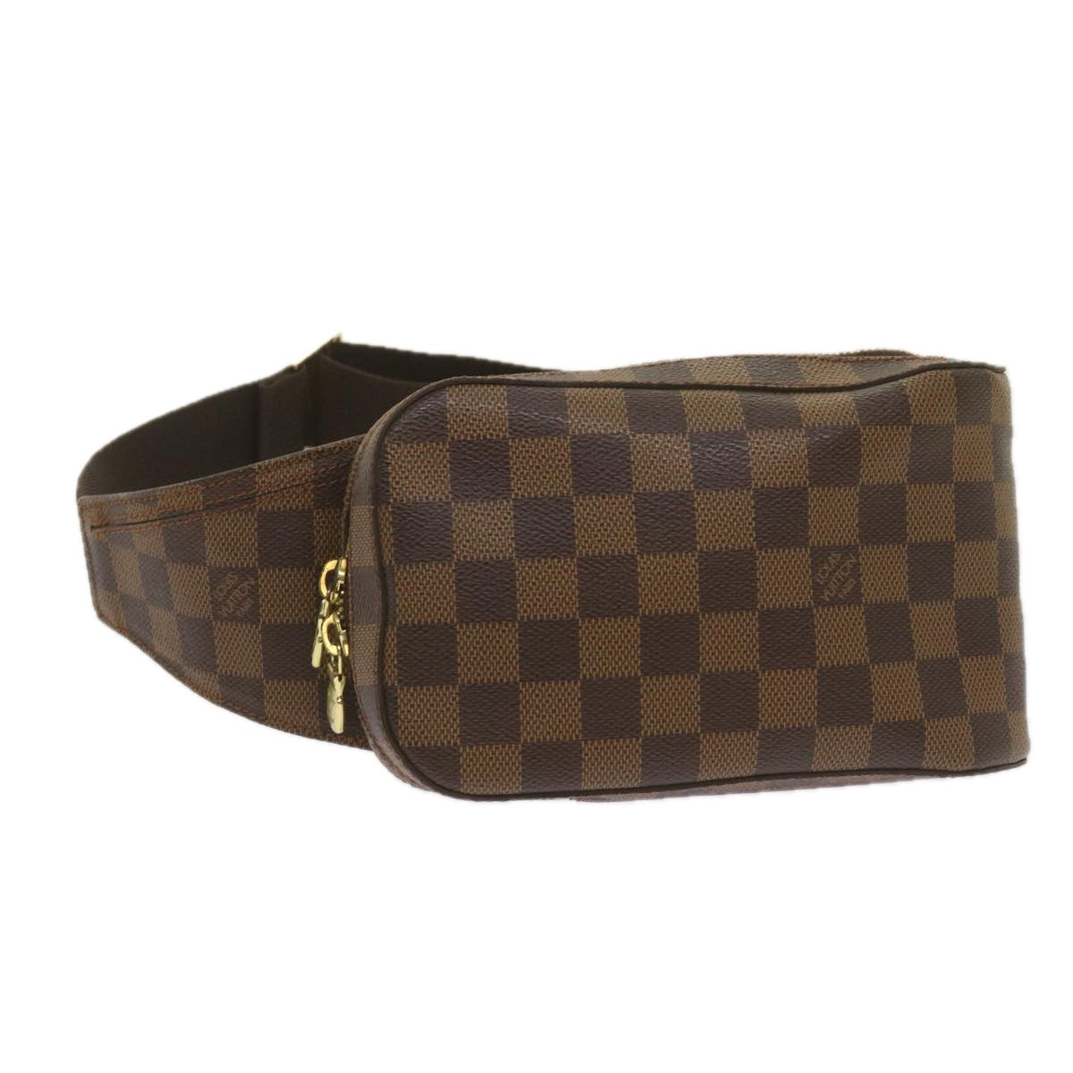 LOUIS VUITTON Damier Ebene Geronimos Shoulder Bag N51994 LV Auth 59627