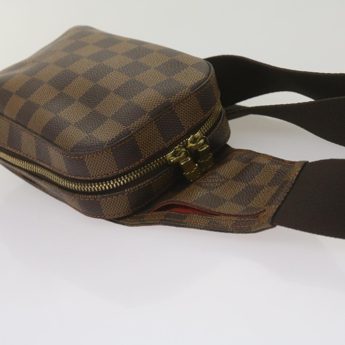 LOUIS VUITTON Damier Ebene Geronimos Shoulder Bag N51994 LV Auth 59627