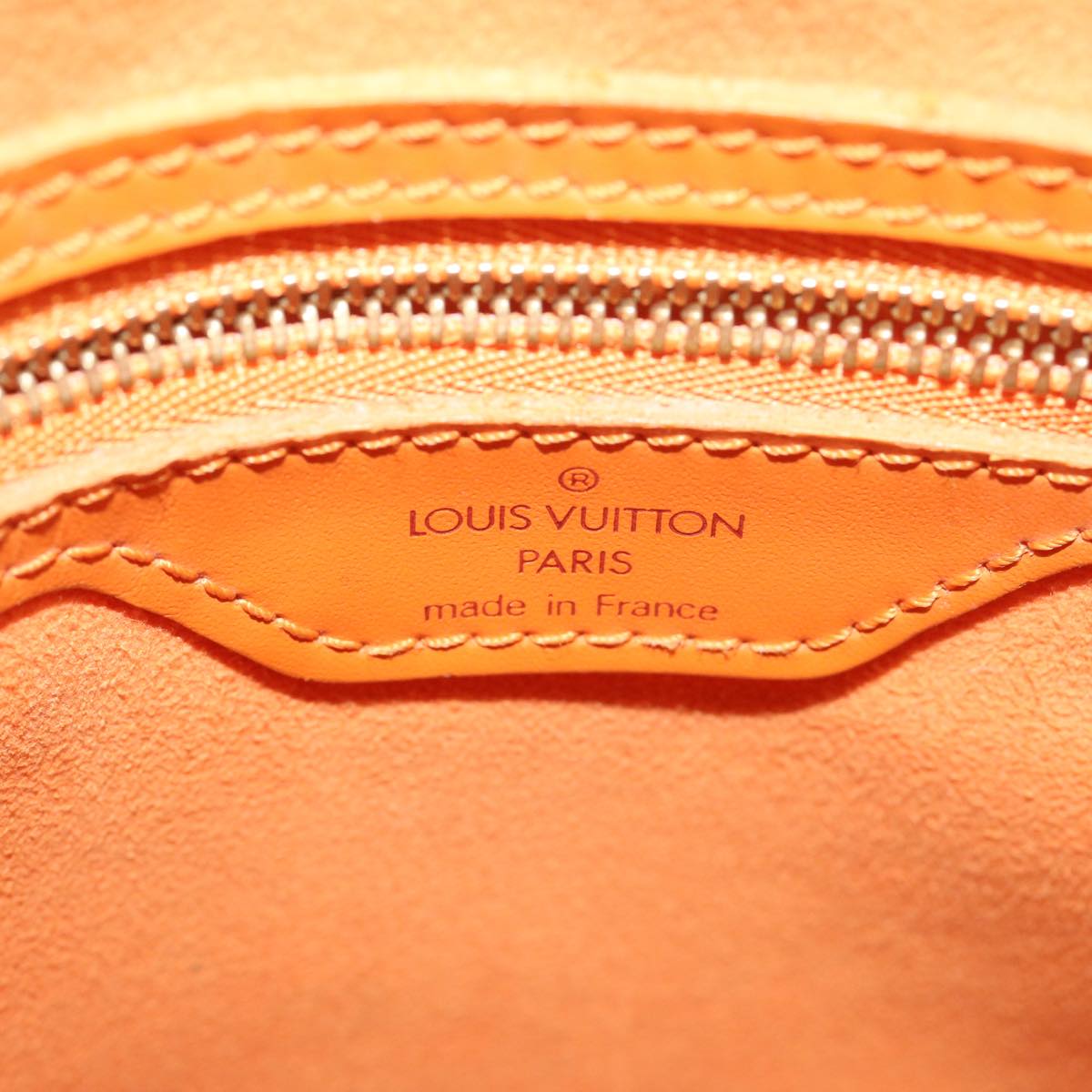 LOUIS VUITTON Epi Bucket PM Shoulder Bag Orange Mandarin M5899H LV Auth 59638