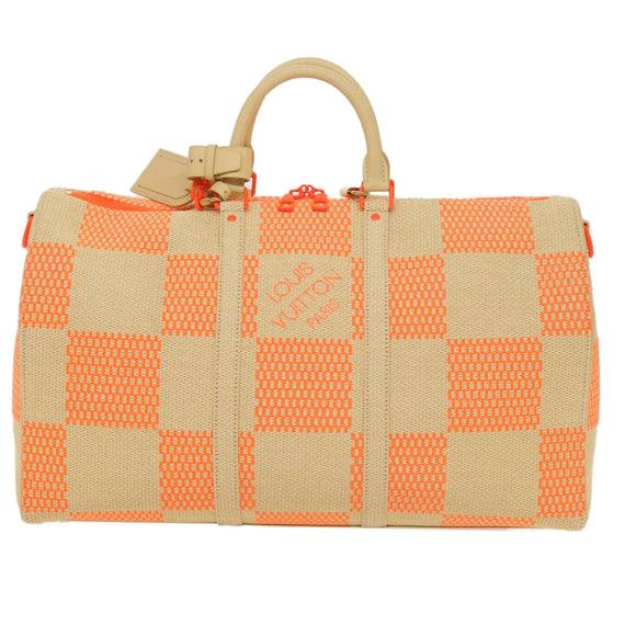 LOUIS VUITTON Damier Giant Keepall Bandouliere 50 Tasche Beige M57419 Auth 59673SM