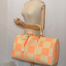 LOUIS VUITTON Damier Giant Keepall Bandouliere 50 Bag Beige M57419 Auth 59673S-31